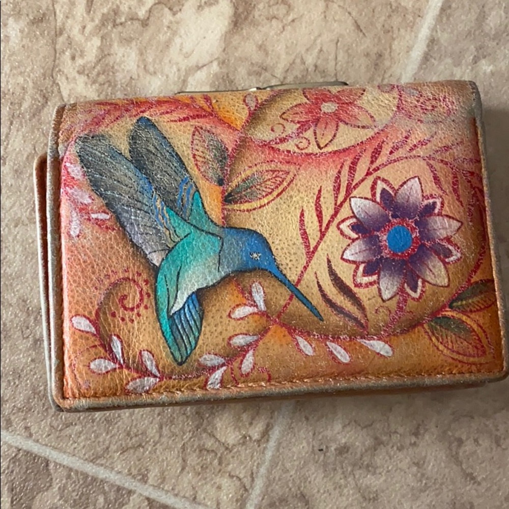 Leather Anuschka wallet